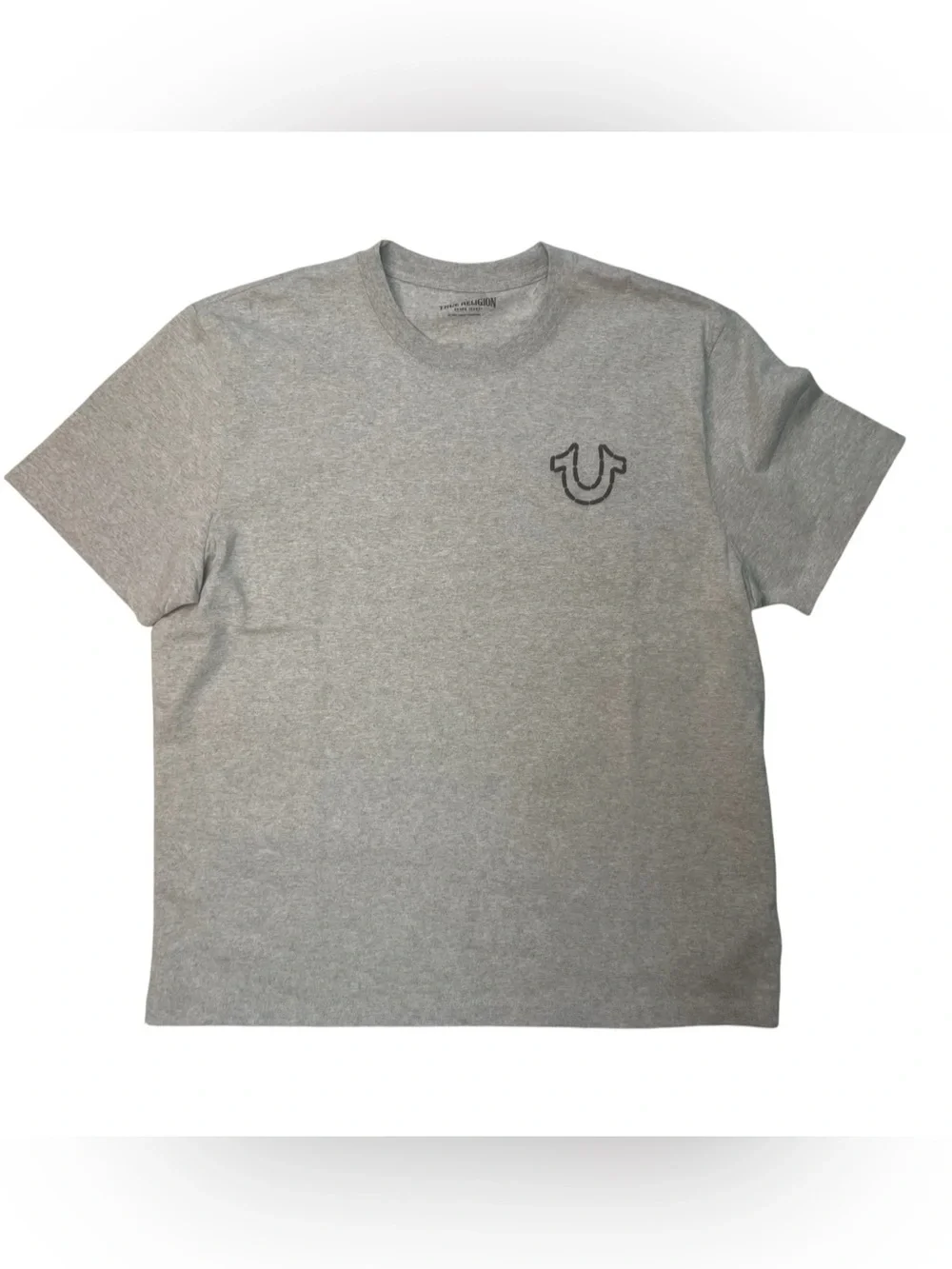 Sz 2xl True Religion Gray Crewneck Tee with Subtle Logo